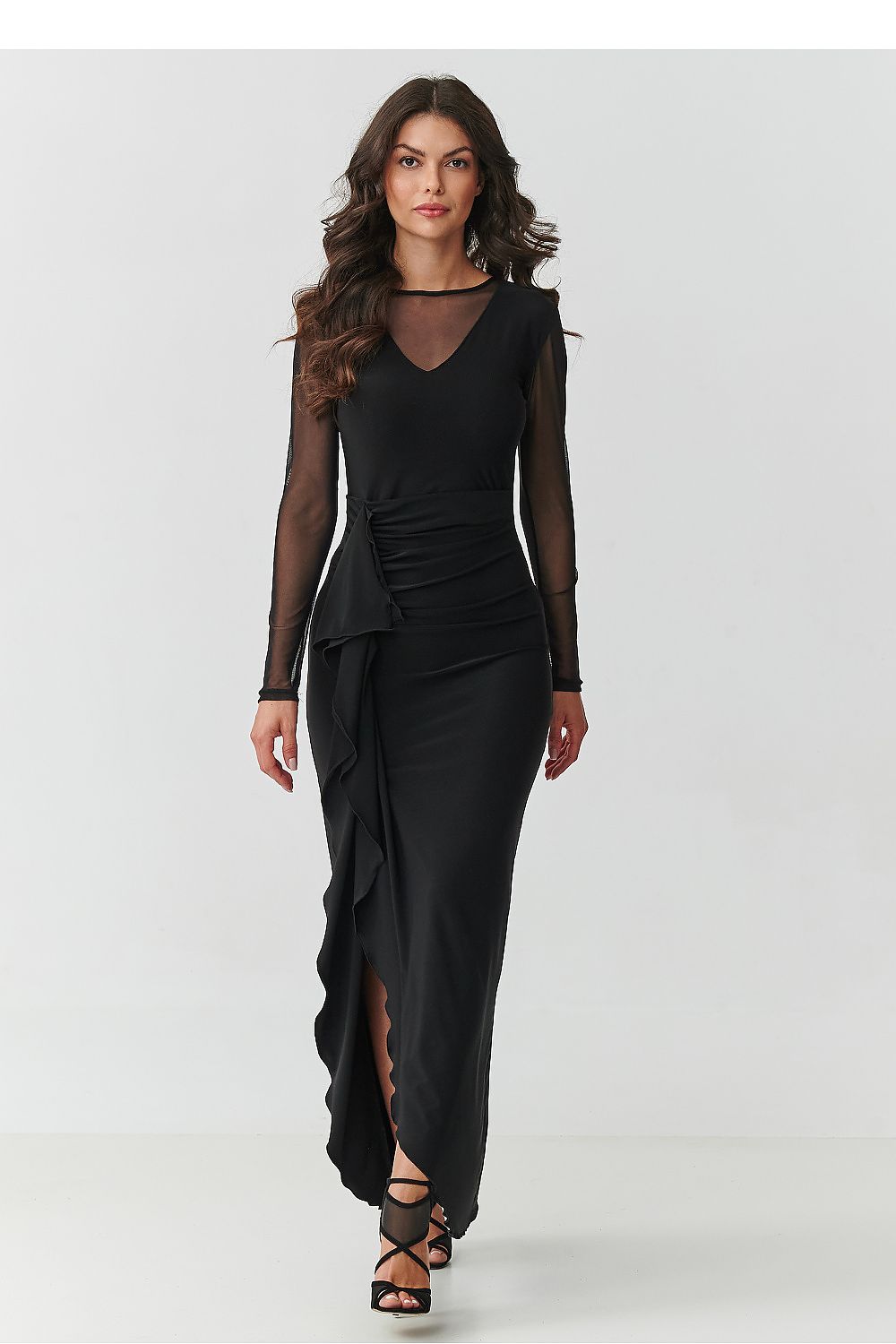 Lange jurk Makadamia Secundaire afbeelding