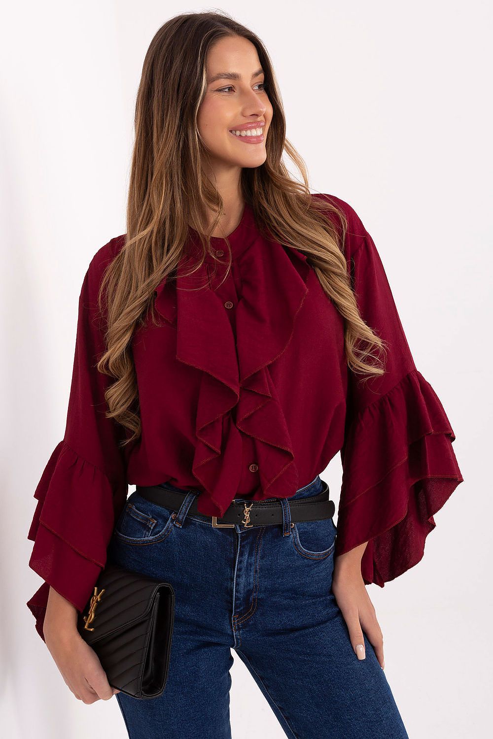 Overhemd met lange mouwen model 220226 Rue Paris  Hoofdafbeelding