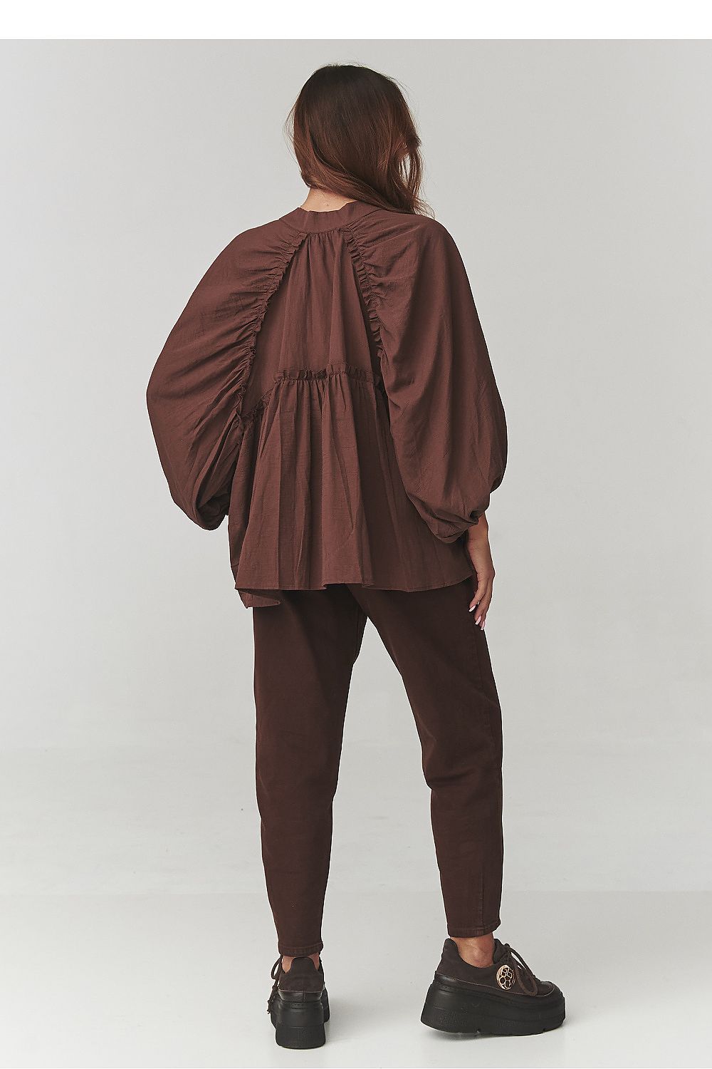  Damesoverhemd model 221046 Makadamia 