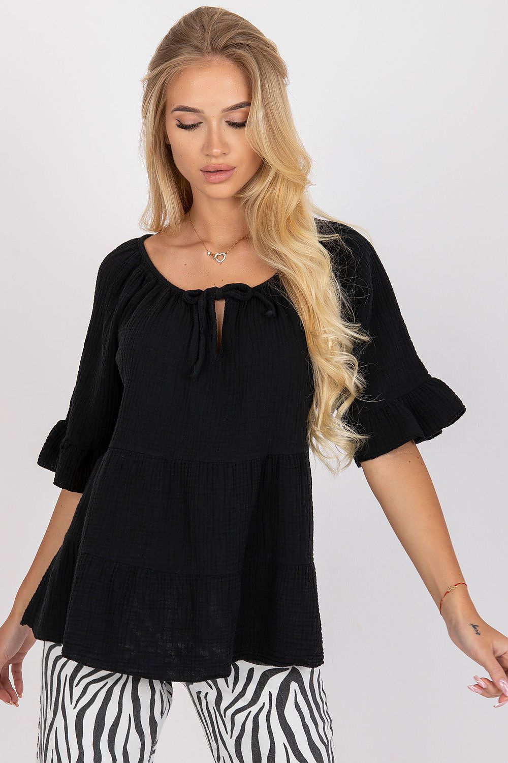blouse model 165886 Och Bella  Hoofdafbeelding